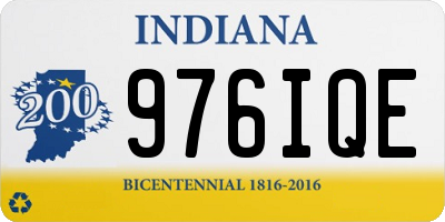 IN license plate 976IQE