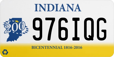 IN license plate 976IQG