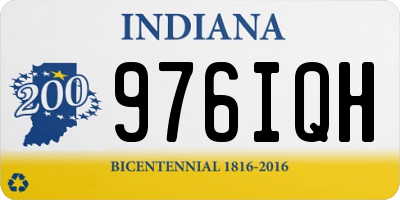 IN license plate 976IQH