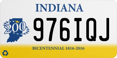 IN license plate 976IQJ