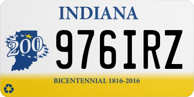 IN license plate 976IRZ