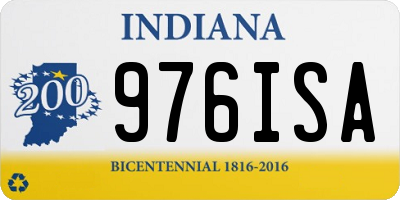 IN license plate 976ISA