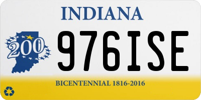 IN license plate 976ISE