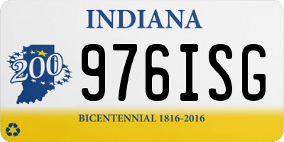 IN license plate 976ISG