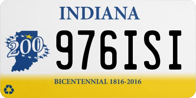 IN license plate 976ISI
