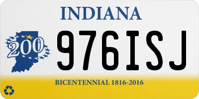 IN license plate 976ISJ