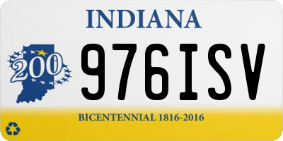 IN license plate 976ISV