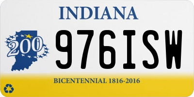 IN license plate 976ISW