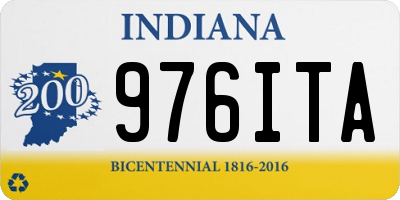 IN license plate 976ITA