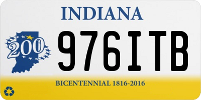 IN license plate 976ITB
