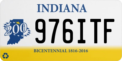 IN license plate 976ITF