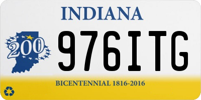 IN license plate 976ITG