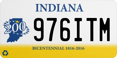 IN license plate 976ITM