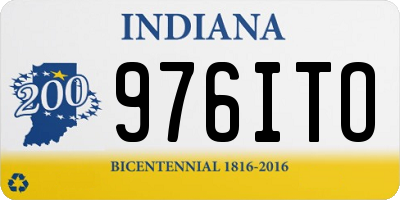 IN license plate 976ITO