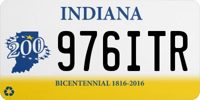 IN license plate 976ITR