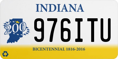IN license plate 976ITU