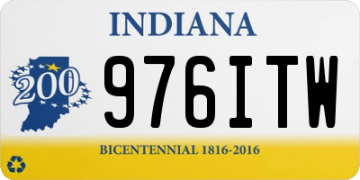 IN license plate 976ITW