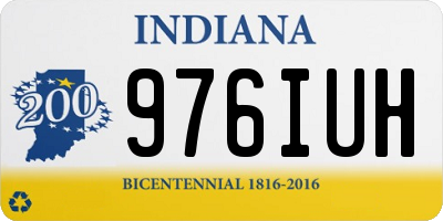 IN license plate 976IUH
