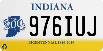IN license plate 976IUJ