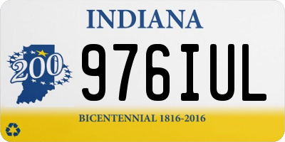 IN license plate 976IUL