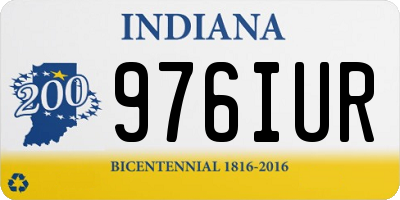 IN license plate 976IUR