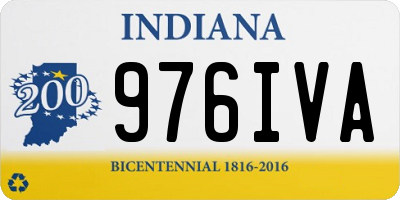 IN license plate 976IVA