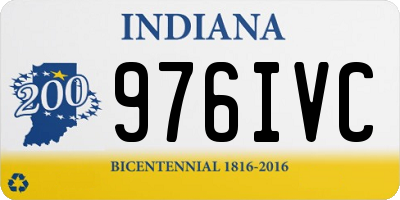 IN license plate 976IVC