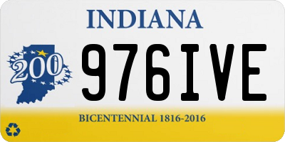 IN license plate 976IVE