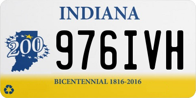 IN license plate 976IVH