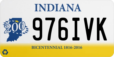 IN license plate 976IVK