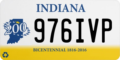 IN license plate 976IVP