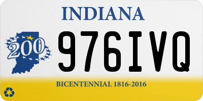 IN license plate 976IVQ
