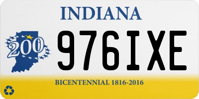 IN license plate 976IXE
