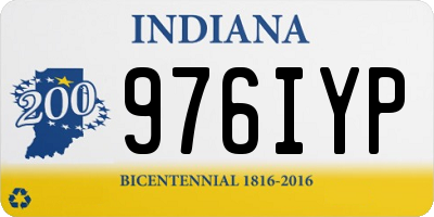 IN license plate 976IYP