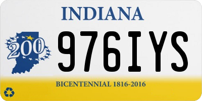 IN license plate 976IYS