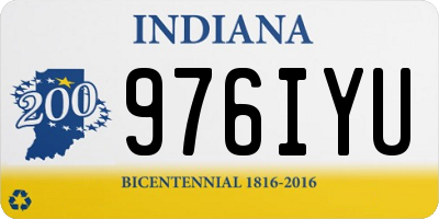 IN license plate 976IYU
