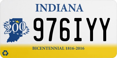 IN license plate 976IYY