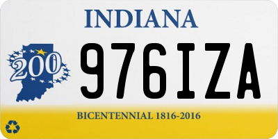 IN license plate 976IZA