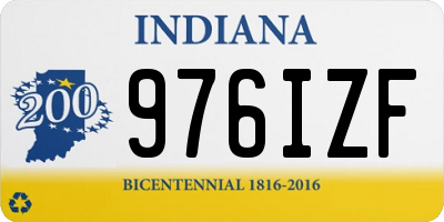 IN license plate 976IZF