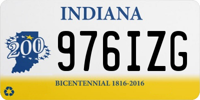 IN license plate 976IZG
