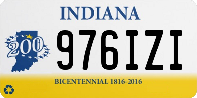 IN license plate 976IZI