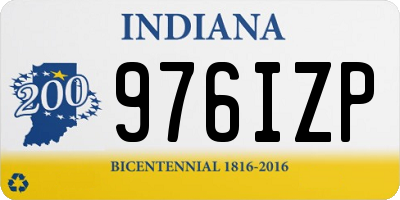 IN license plate 976IZP