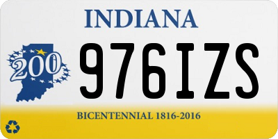 IN license plate 976IZS