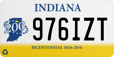 IN license plate 976IZT