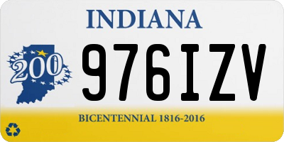 IN license plate 976IZV