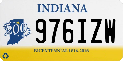 IN license plate 976IZW