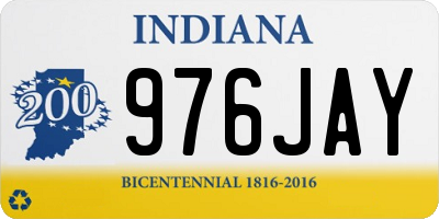 IN license plate 976JAY