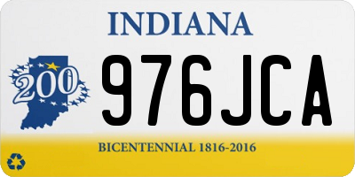 IN license plate 976JCA