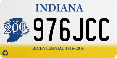 IN license plate 976JCC