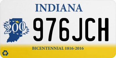 IN license plate 976JCH